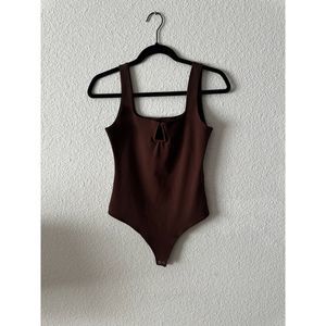 Abercrombie & Fitch Brown Bodysuit Small